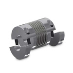 Huco Bellows Coupling, 82mm Outside Diameter, 32mm Bore, 91mm Length Coupler