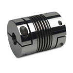 Huco Bellows Coupling, 82mm Outside Diameter, 22mm Bore, 102mm Length Coupler