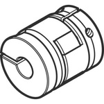 Festo Elastomer, 30mm Outside Diameter, 10mm Bore, 35mm Length Jaw Coupling Spider