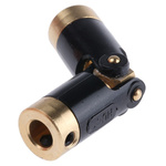 Huco Universal Joint 103.09.2020, Single, Plain, Bore 5 x 5mm, 37.6mm Length