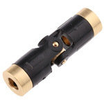 Huco Universal Joint 103.13.2222, Single, Plain, Bore 6 x 6mm, 46.2mm Length