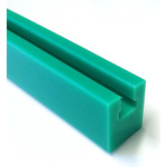 RS PRO Green GL1X profile 08B Chain Guide 2m x 24mm x 30mm