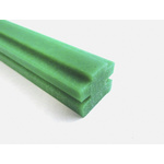 RS PRO Green GR1 profile 08B Chain Guide 2m x 20mm x 15mm