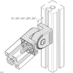 Bosch Rexroth Universal Joint 3842546564, Double, Plain, Bore 10mm, 45 x 45mm Length