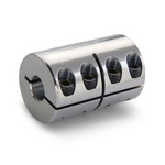 Ruland Shaft Coupling, 29mm Outside Diameter, 12mm Bore, 45mm Length Coupler