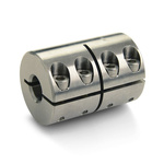 Ruland Shaft Coupling, 29mm Outside Diameter, 12mm Bore, 45mm Length Coupler