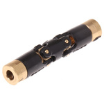 Huco Universal Joint 111.06.1414, Double, Plain, Bore 3 x 3mm, 35.3mm Length