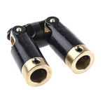 Huco Universal Joint 111.16.3232, Double, Plain, Bore 10 x 10mm, 89.8mm Length