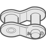 Renold Renold (Blue Box) 20B-1 Simplex Chain Connecting Link Steel Roller Chain Link