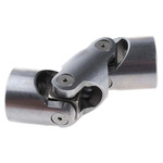 RS PRO Universal Joint, Double, Plain, Bore 20mm, 128mm Length