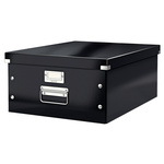 Leitz Black 1 Compartment A3 Archive Box, H200mm x W369mm x D482mm