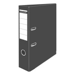 PASTOREG Black A4 Lever Arch Clip File, Ring Binder