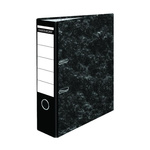 PASTOREG Black, Grey A4 Lever Arch Clip File, Ring Binder