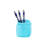 EUROSTAT Blue Polyethylene Pencil & Pen Holder