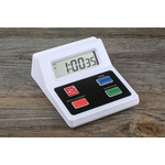 RS PRO White Digital Desktop Timer