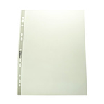 Durable Transparent A4 Punched Pocket