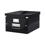 Leitz Black 1 Compartment A4 Archive Box, H220mm x W281mm x D370mm