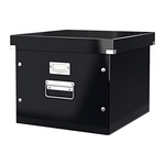 Leitz Black 1 Compartment A4 Archive Box, H282mm x W357mm x D367mm