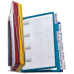 Durable Blue, Green, Red, Yellow A4 Presentation Folder