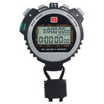 RS PRO Black Digital Pocket Stopwatch 9 h 59 min 59.99 s
