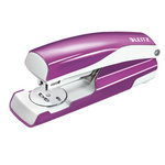 Leitz NeXXt Series WOW Half Strip Stapler, 30 Sheet Capacity, 24/6 mm, 26/6 mm, Leitz Power Performance P3 Staple Size