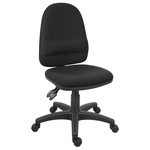 RS PRO Black Fabric Typist Chair
