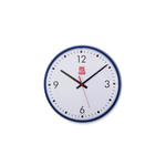 RS PRO Blue Analogue Wall Clock, 310mm Diameter