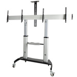 StarTech.com Floor Mounting Mobile TV Stand for 2 x Screen, 60in Screen Size