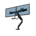 Fellowes Desk Mounting Monitor Arm for 2 x Screen, 32in Screen Size