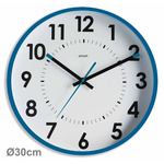 Orium Blue Analog Wall Clock, 300mm Diameter