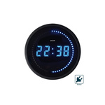 Orium Black Analog Wall Clock, 300mm Diameter