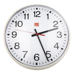 RS PRO White Wall Clock, 320mm