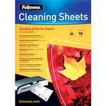 Fellowes A4 Laminator Cleaning Sheets, 10 Pack Quantity