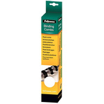Fellowes White A4 Binding Comb, 8mm Diameter