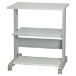 RS PRO 3 Shelf Printer Stand, 30kg Max. Load