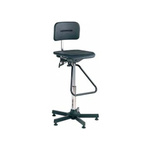 Bott Black Plastic Drafting Chair, 120kg Weight Capacity