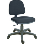 RS PRO Black Fabric Typist Chair