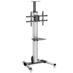 StarTech.com Floor Mounting Mobile TV Stand for 1 x Screen, 75in Screen Size