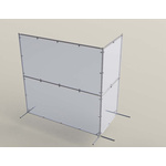 Bosch Rexroth Protective Screen Frame, 2000mm Height, 1000mm Width