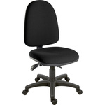 RS PRO Black Fabric Lab Chair, 120kg Weight Capacity