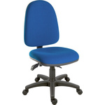 RS PRO Blue Fabric Lab Chair, 120kg Weight Capacity