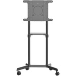 StarTech.com Floor Mounting Mobile TV Stand for 1 x Screen, 70in Screen Size