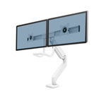 Fellowes Desk Mounting Monitor Arm for 2 x Screen, 32in Screen Size