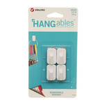 Velcro HANGables 19 x 32 mm White Adhesive Hook x 4