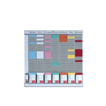 Nobo Weekly Slotted Wall Planner, 480 x 480mm