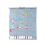 Nobo Yearly Slotted Wall Planner, 800 x 960mm