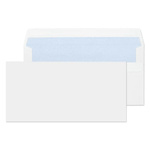 White DL No Self-Seal Flap Mailing Envelope