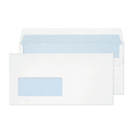 White DL Window Self-Seal Flap Mailing Envelope
