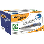 BIC White Board Marker, 12 Blue, 1.5 mm Tip Size