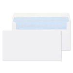 White DL No Self-Seal Flap Mailing Envelope